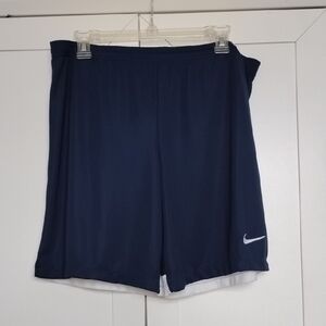 Nike Men's Deep Blue Sports Shorts Size XL EUC